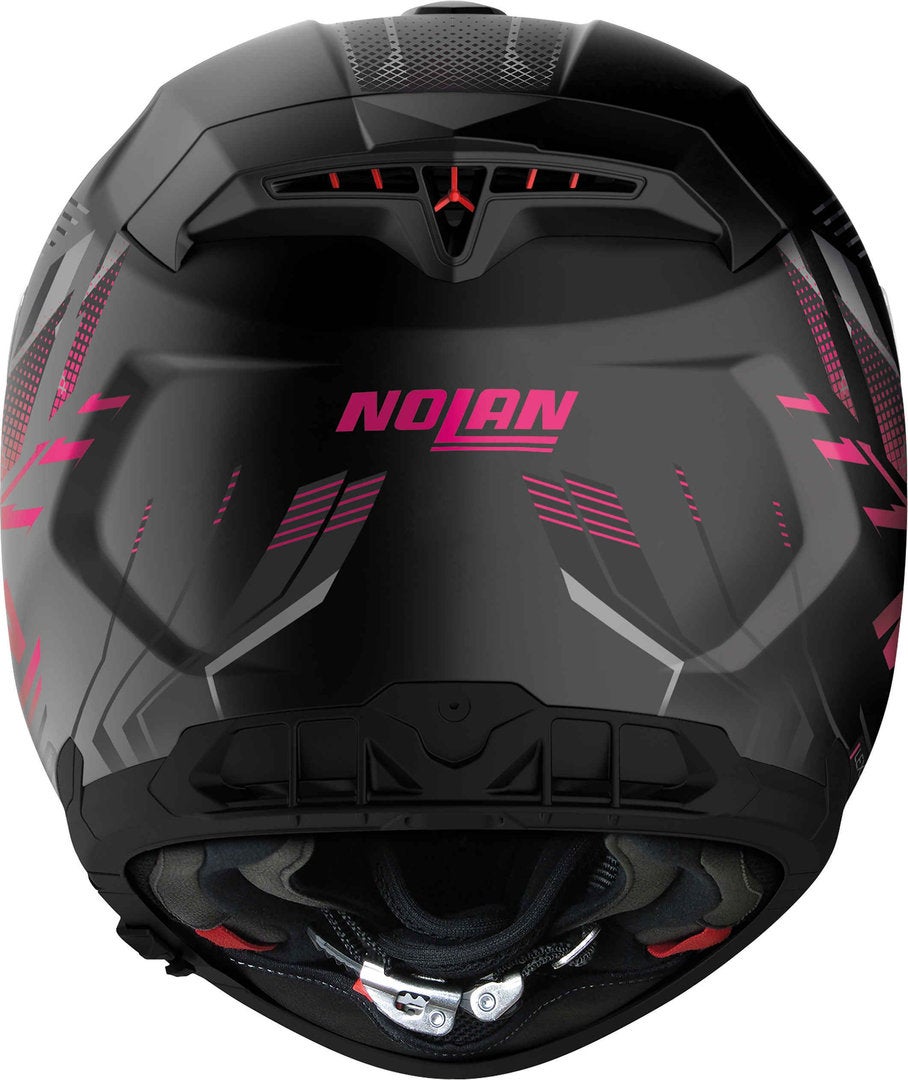 Nolan N80-8 Turbolence N-Com Hjelm sort/grå/pink L (60) Figur 4
