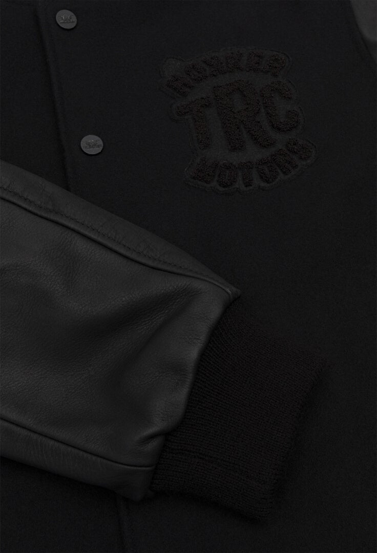 Rokker College Black Motorrad Leder-/Textiljacke 3XL Abbildung 6