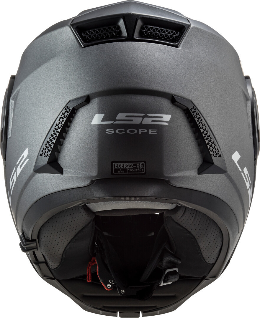 LS2 FF902 Scope Solid ヘルメット チタン XL(61/62) 図3