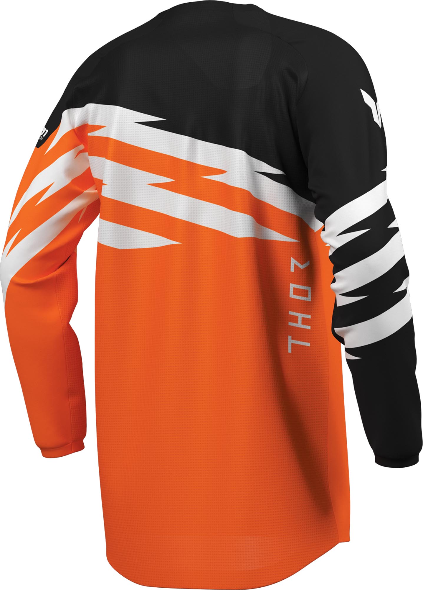 Thor Launchmode Shockie Maillot de motocross jeunesse noir/orange L Figure 3