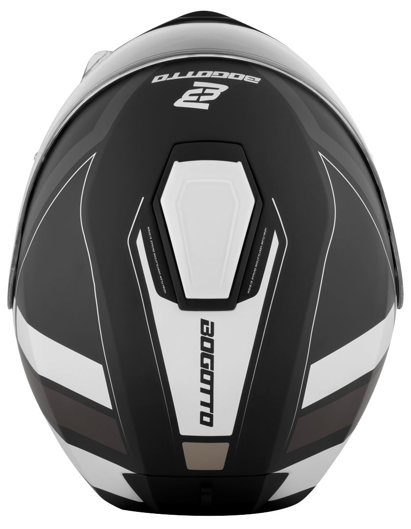 Bogotto FF403 Murata casque rabattable Blanc/Noir/Gris M (57/58) Figure 7