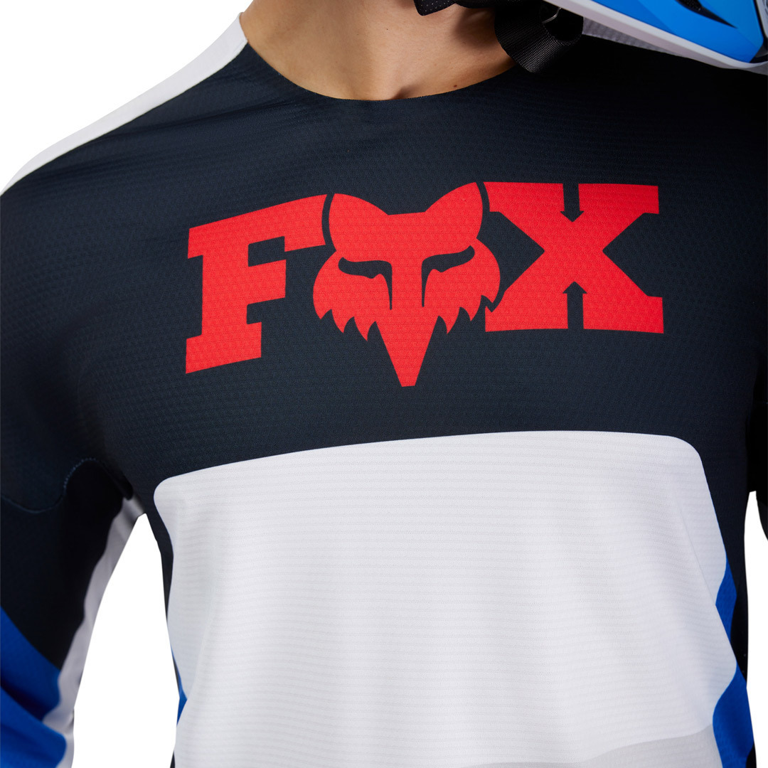 FOX 360 Fade Motocross Jersey weiß/blau XL Abbildung 4