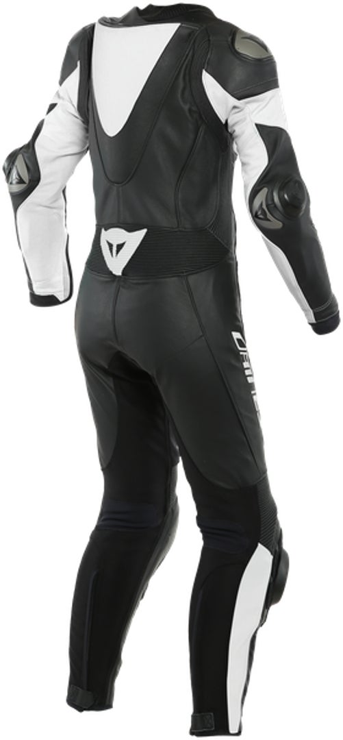 Dainese Imatra Uma peça perfurada senhoras moto couro terno de couro preto/branco 48 Figura 2