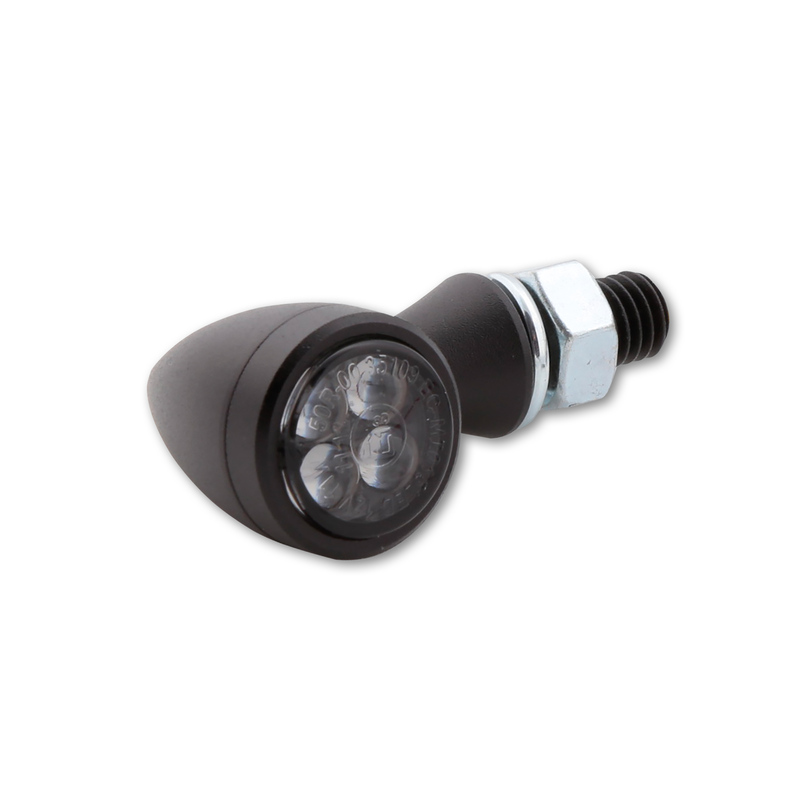 HIGHSIDER smart Sixteen Bullet LED Bakljus/Indikator Svart/Rök 3in1, E-godkänd (Par) Figur 7