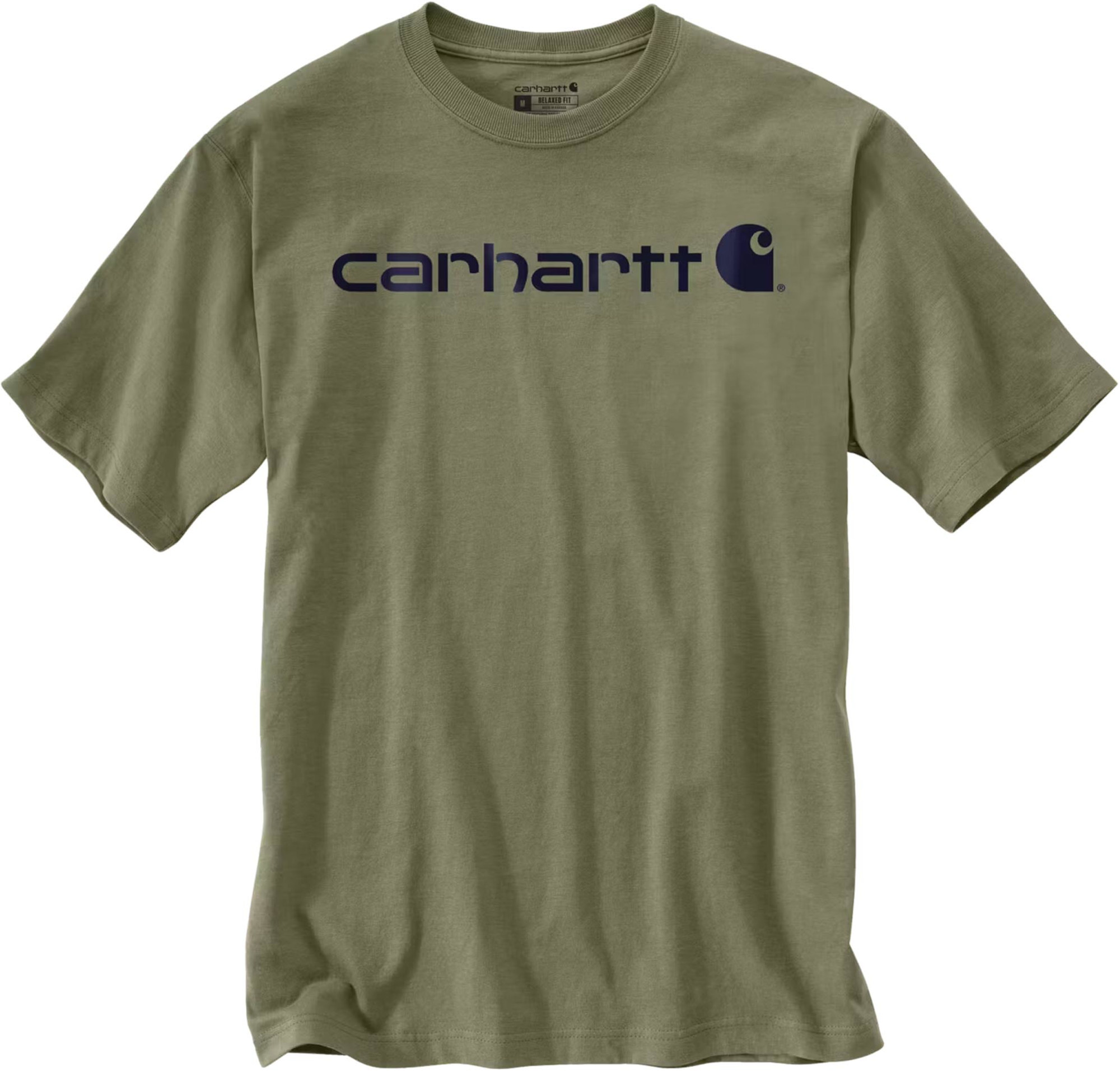 Carhartt Dearborn Relaxed Logo T-Shirt oliv S Abbildung 1