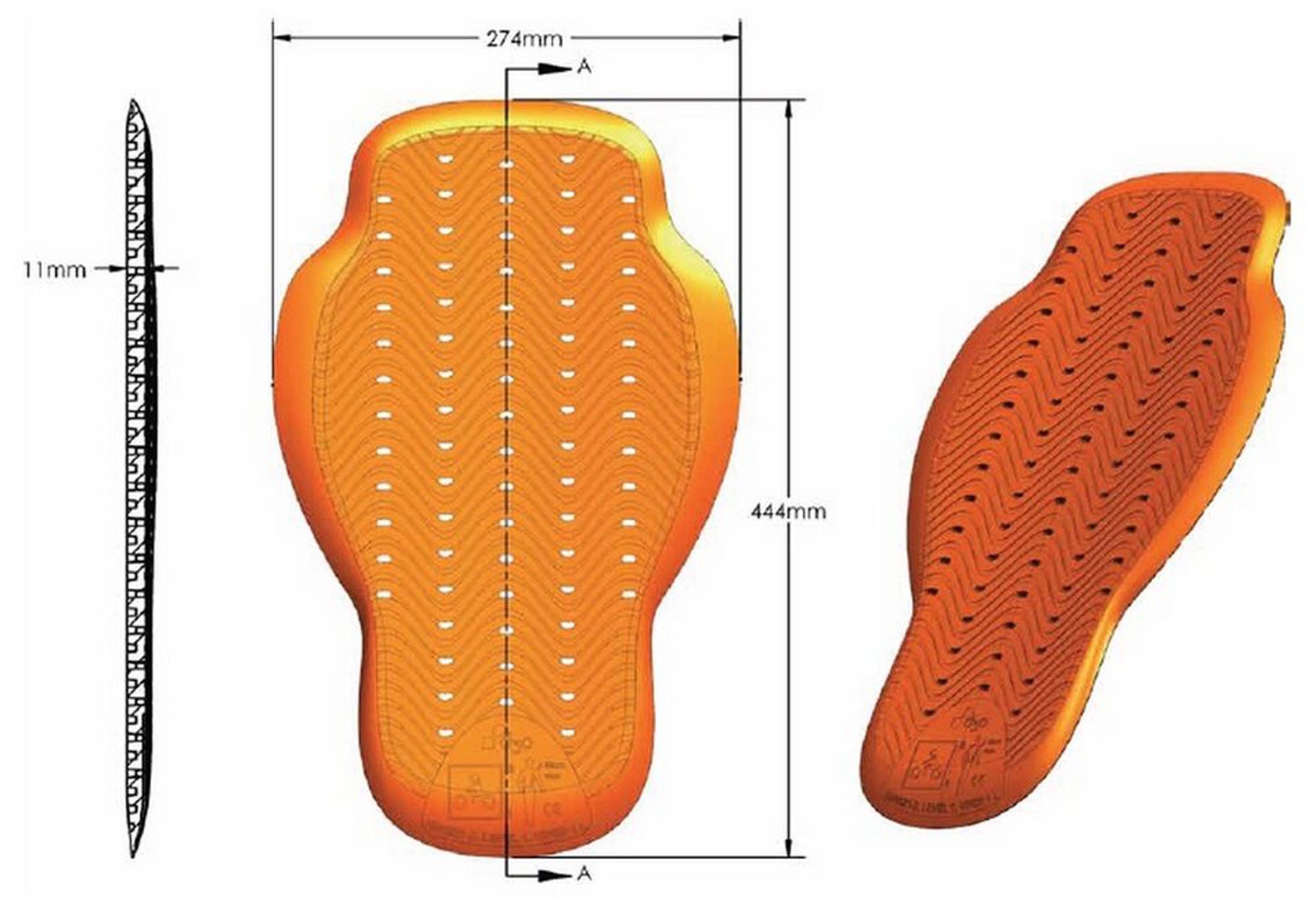Richa D3O Stealth Viper Level 1 Back Protector L Figure 2