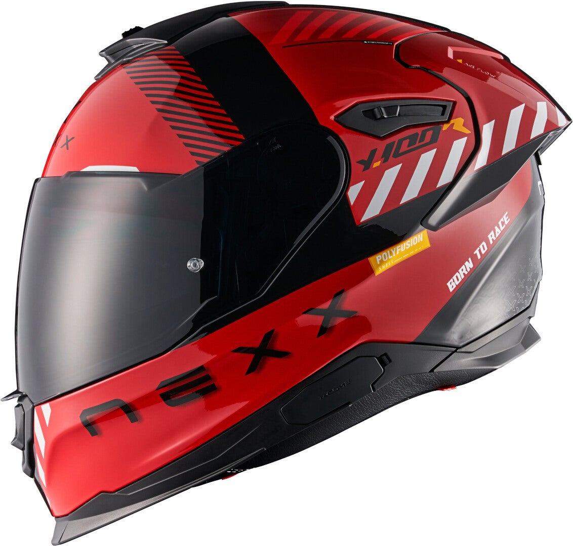 Nexx Y.100R Fade Casco rosso/nero XXL (63/64) Figura 3