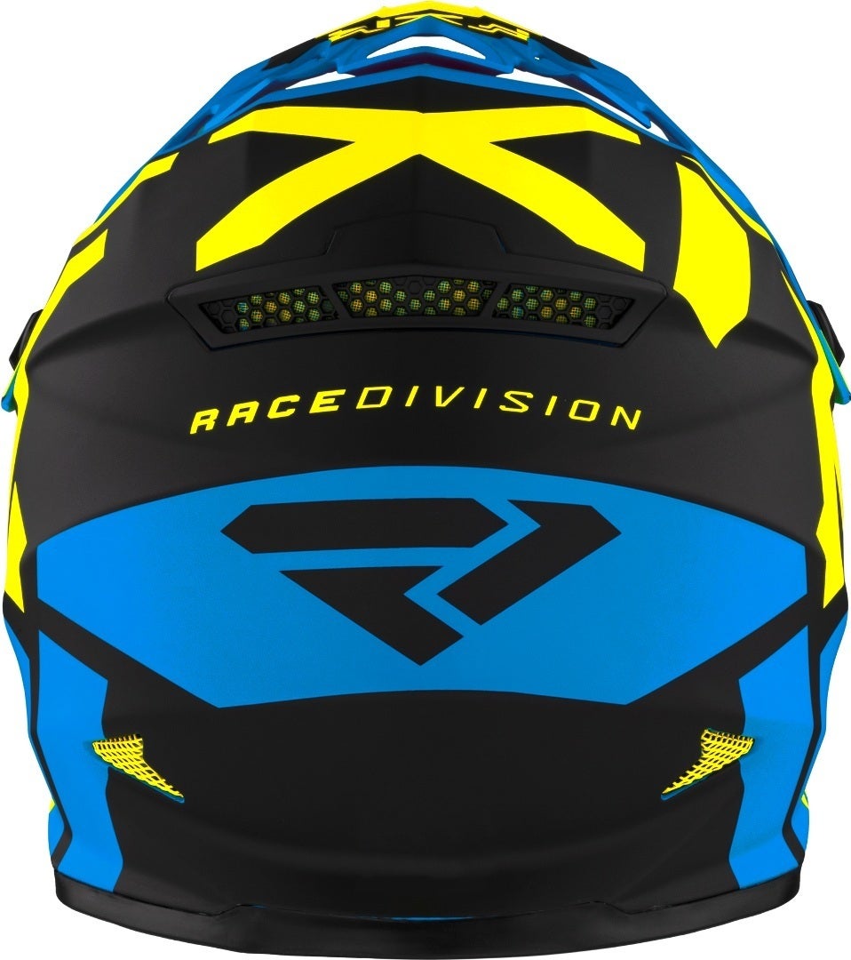 FXR Legion MX Gear Casco Motocross Giovanile blu/giallo Y/M (50/51) Figura 4