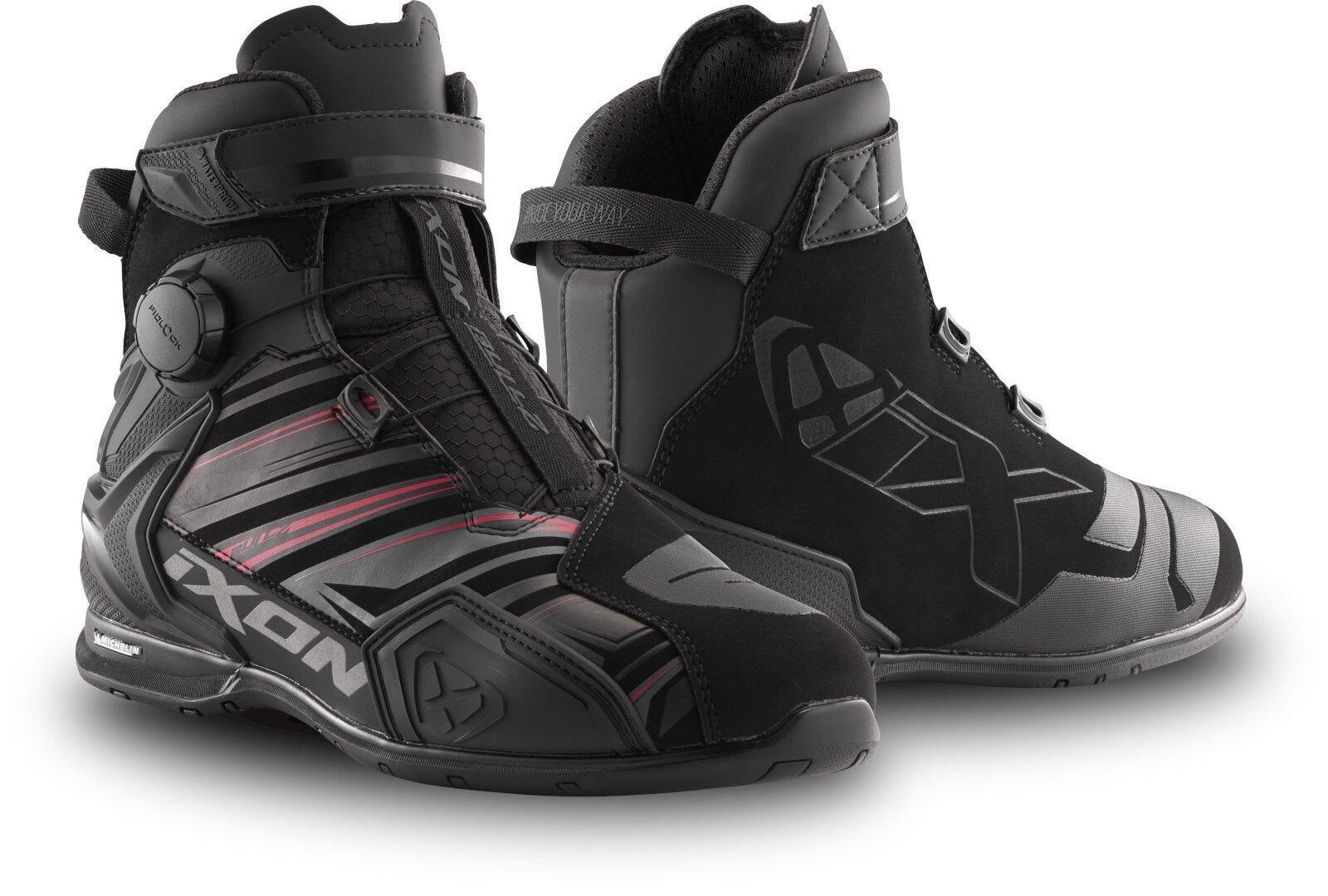 Ixon Bull 2 WP Ultra Chaussures de moto imperméables Noir/Anthracite 40 Figure 2