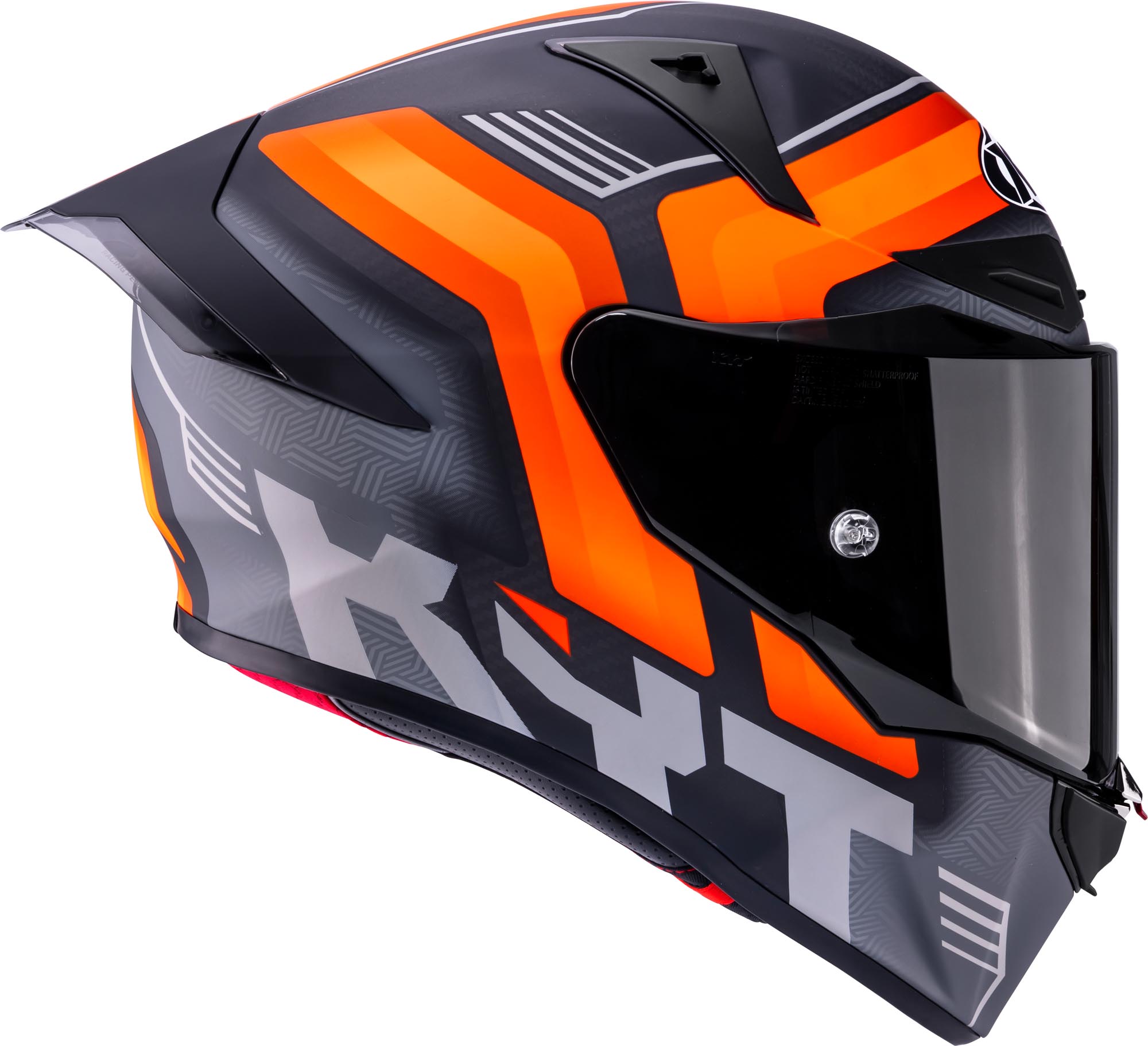 KYT R1R Carbon Accelerator Helma Carbon/Orange S (53/54) Obrázek 6