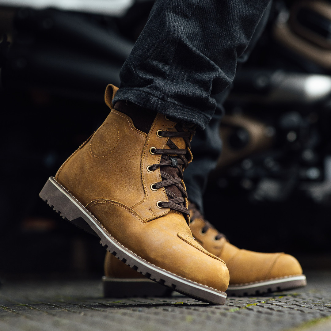 Merlin Ether II D3O waterproof Motorcycle Boots brown 8 Figure 5