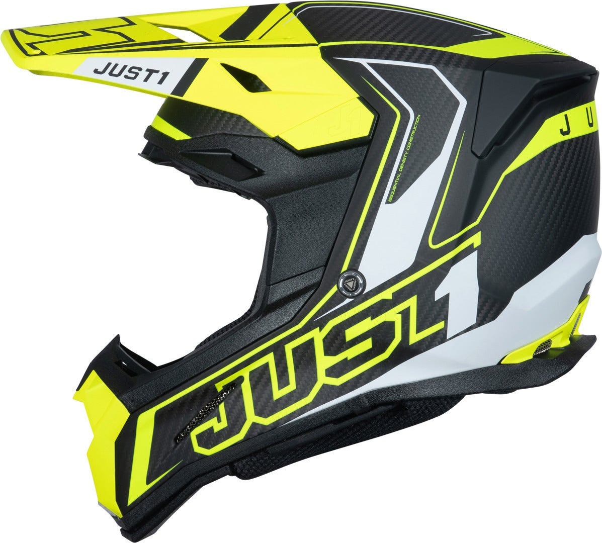 Just1 J22 Carbon Fluo 2.0 Casco da motocross giallo/nero L (59/60) Figura 6