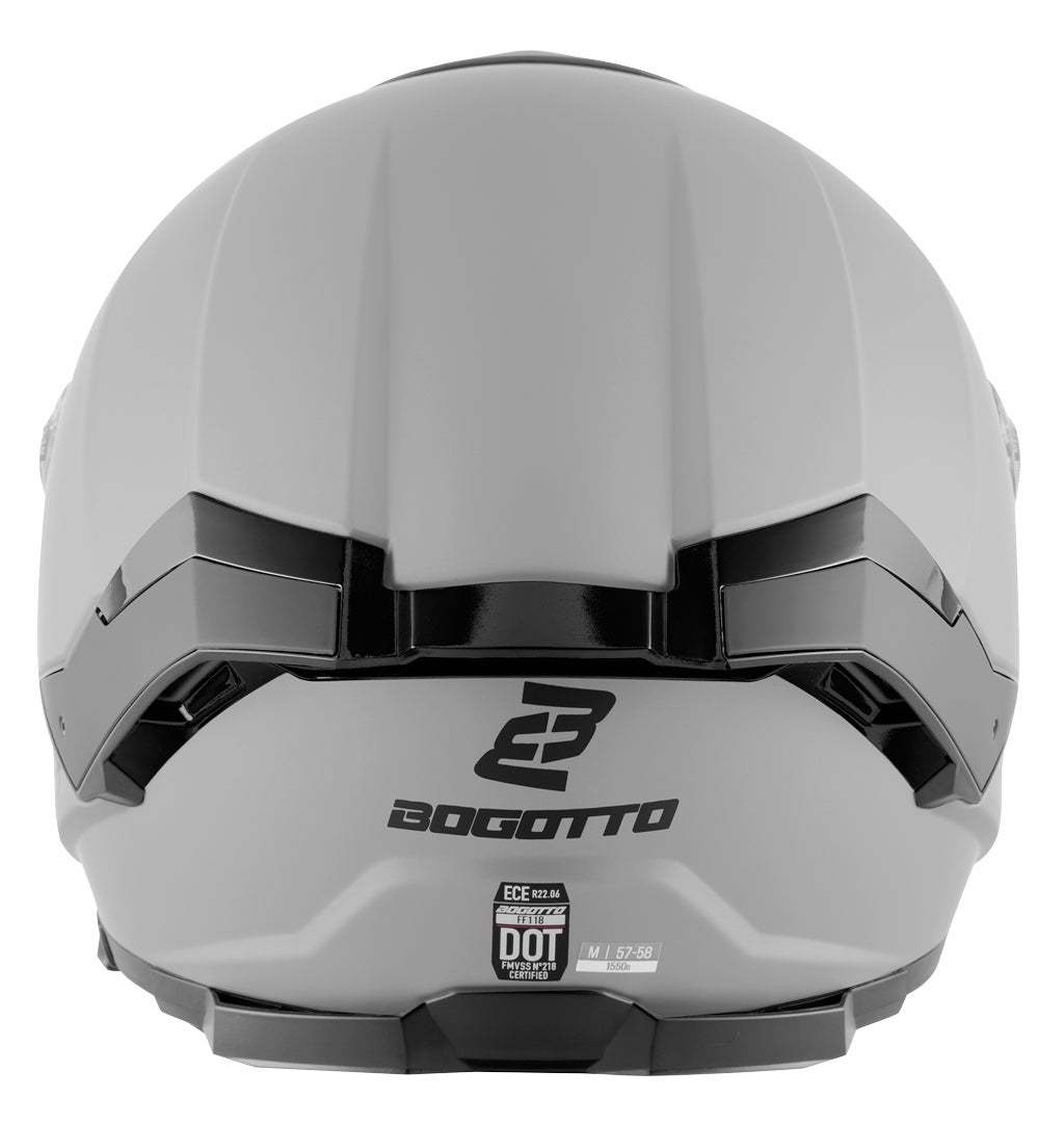 Bogotto FF118 Capacete Cinza mate 2XL Figura 4