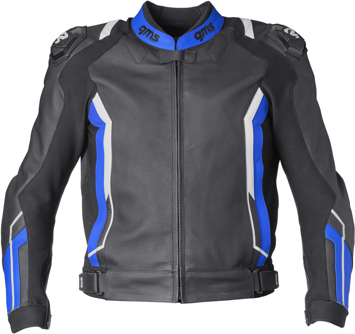 GMS GR-1 Costum de piele de motocicletă în două piese Negru/Albastru/Alb 48 Figura 6