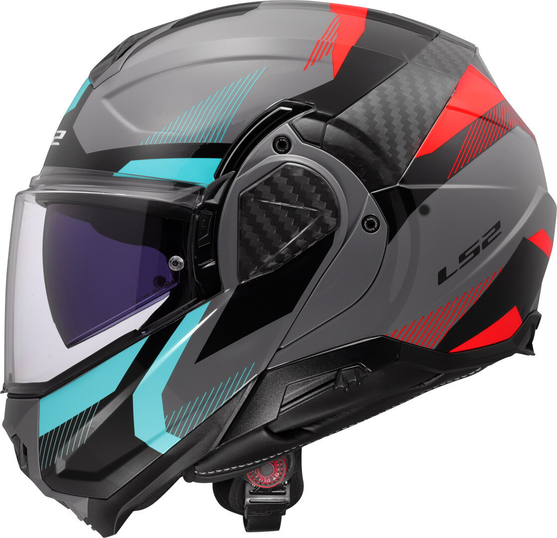 LS2 FF910 Advant II Triple Casco grigio/blu/rosso L (59/60) Figura 1