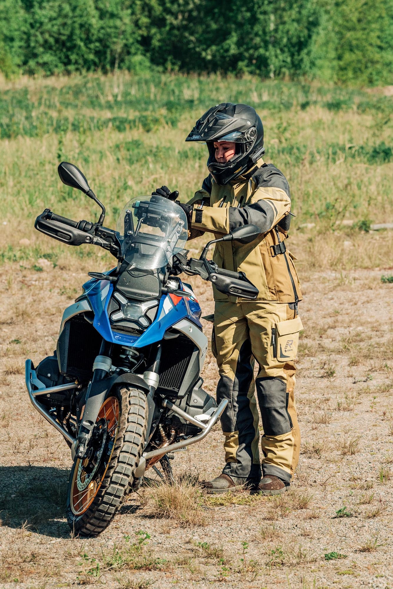 Rukka VentuRina vandtæt dame motorcykel tekstiljakke Khaki 48 Figur 5