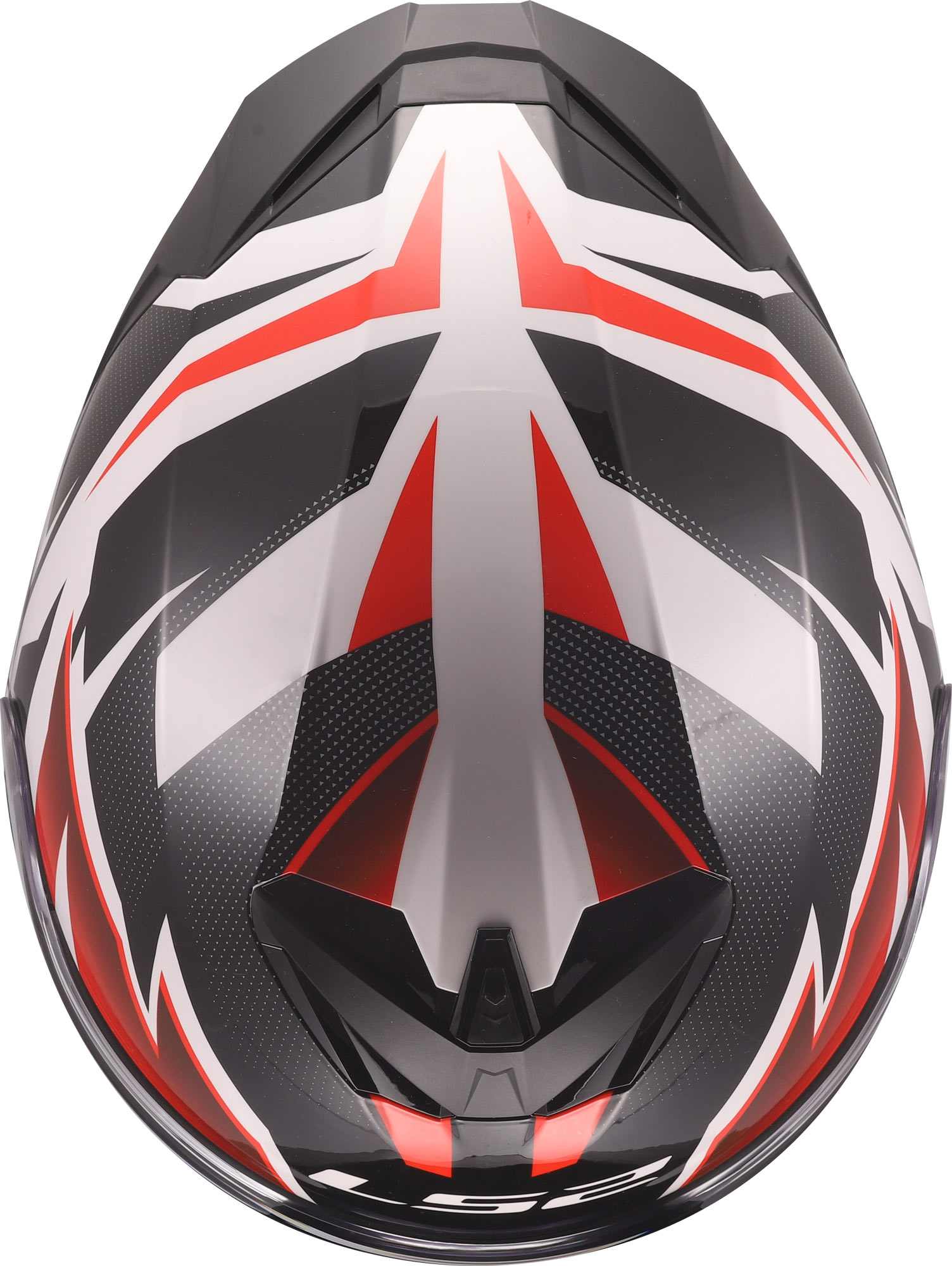 LS2 FF820 Rapid III Xtrem Elmetto bianco/nero/rosso L (59/60) Figura 10