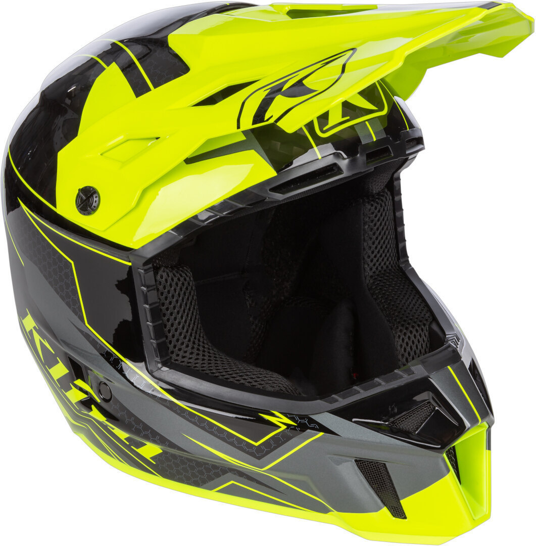 Klim F3 Carbon Velocity Hi-Vis Snöskoter hjälm Förlust (58/59) Figur 4