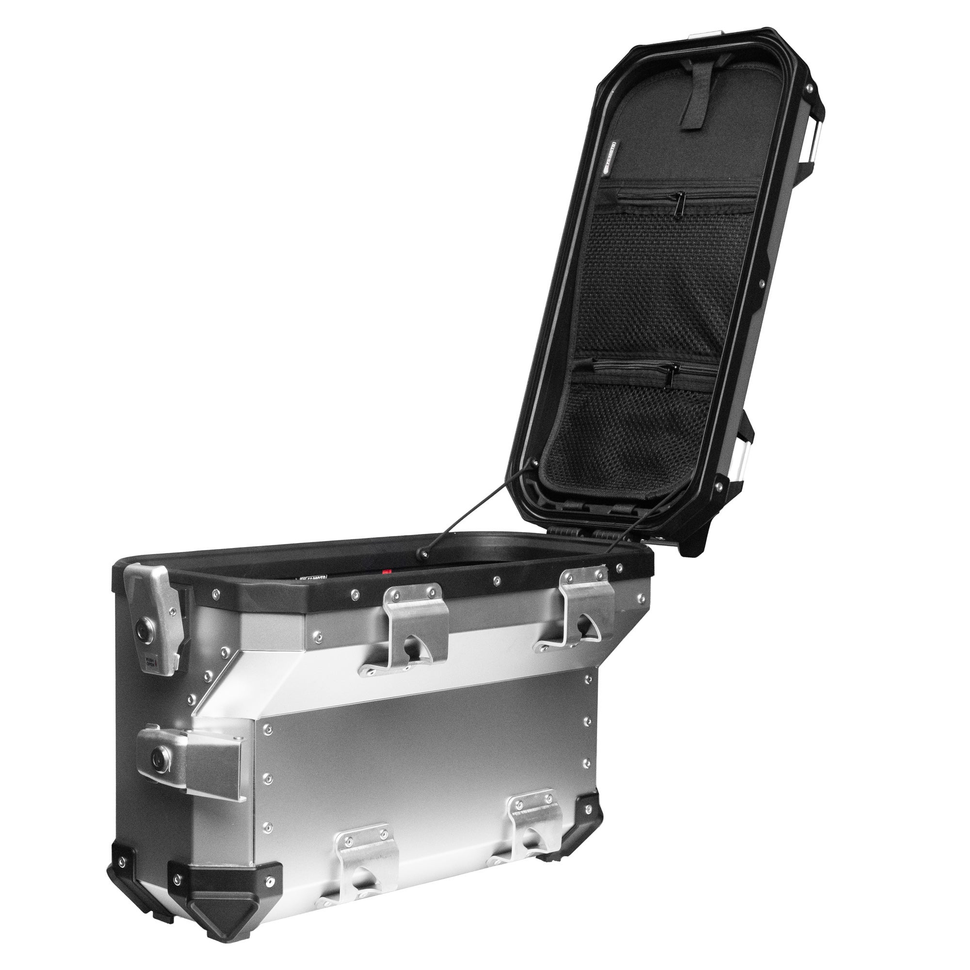 FC-Moto Terreno EVO 36 L Alu Side Case left with cutout Silver Figure 6