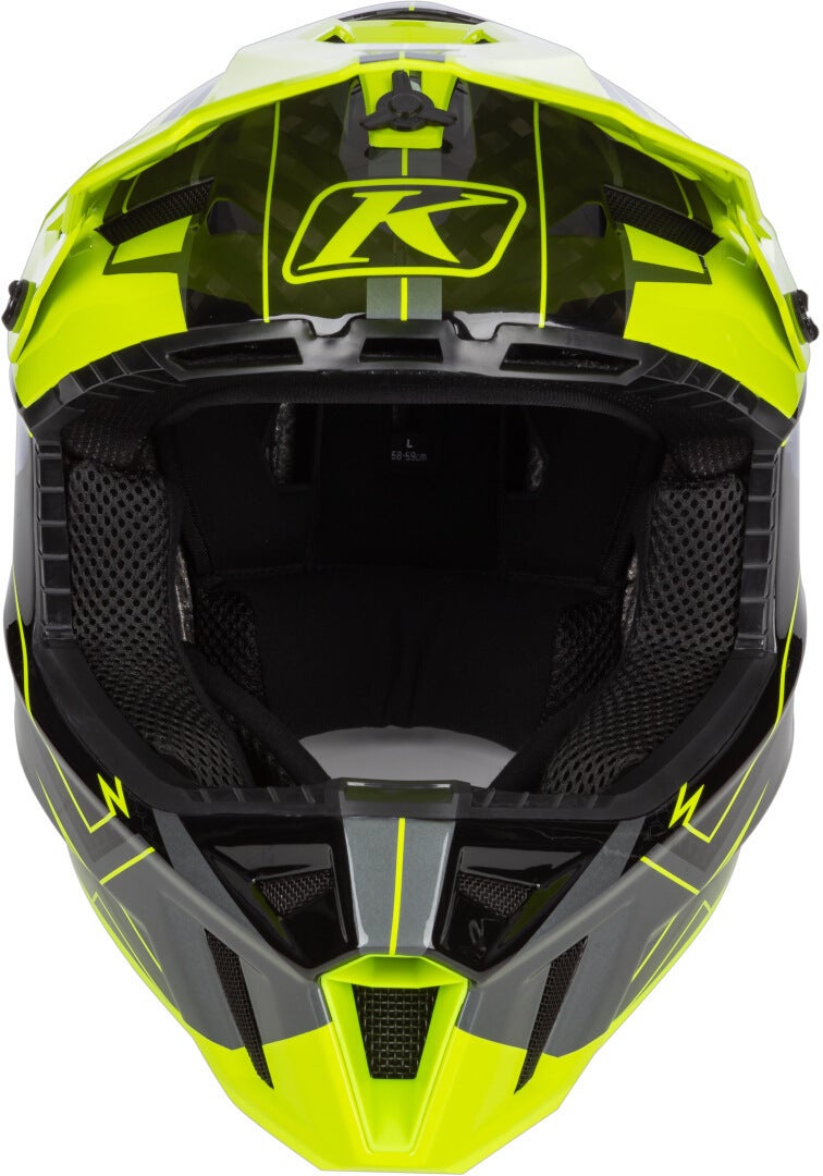 Klim F3 Carbon Velocity Hi-Vis Capacete Snowmobile XXL (62/63) Figura 6