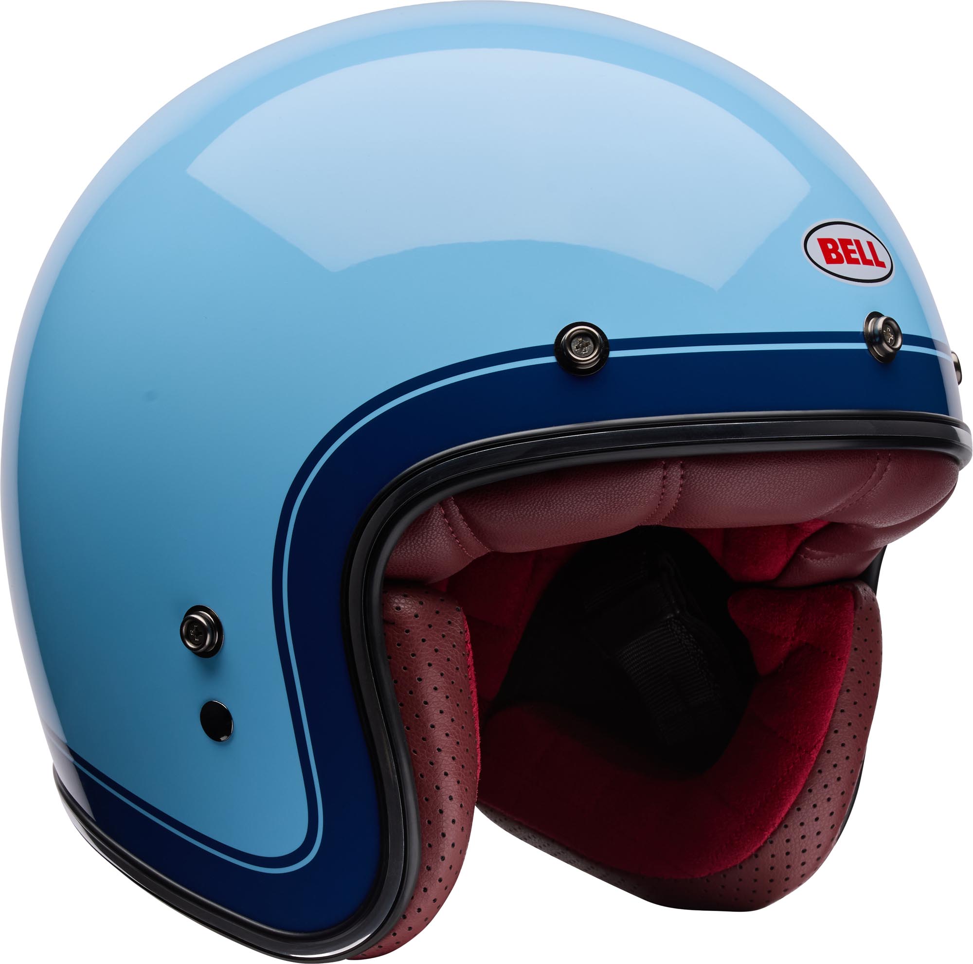bell 500 helmet blue Custom Six Day Steve McQueen Small / Blue/White Custom 500 Six Day McQueen HelmetThe Custom 500 is the epitome of a classic 3/4 helmet Bell Custom 500 Haro Motorcycle