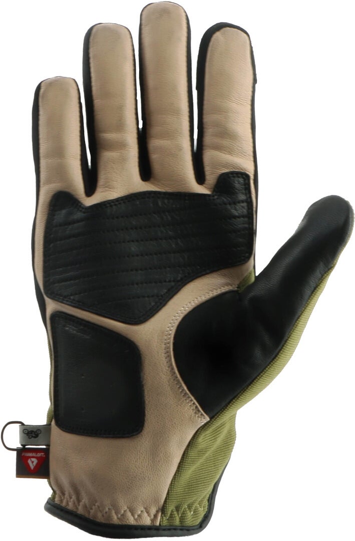 Helstons Jazz vandtætte motorcykelhandsker sort/beige/orange 9 Figur 2