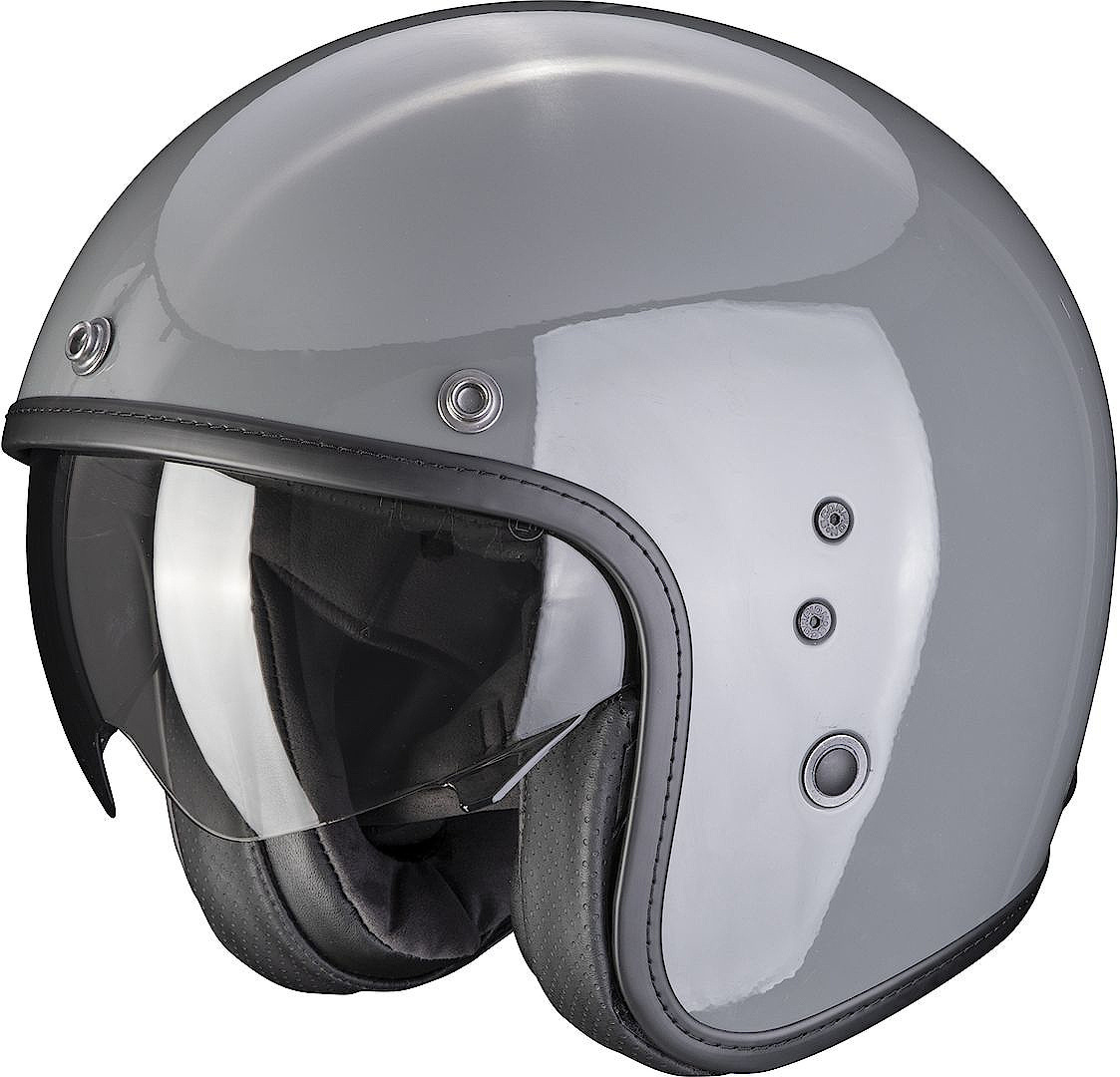 Scorpion Belfast Evo Solid Jethelm grau L (58/59) Abbildung 1