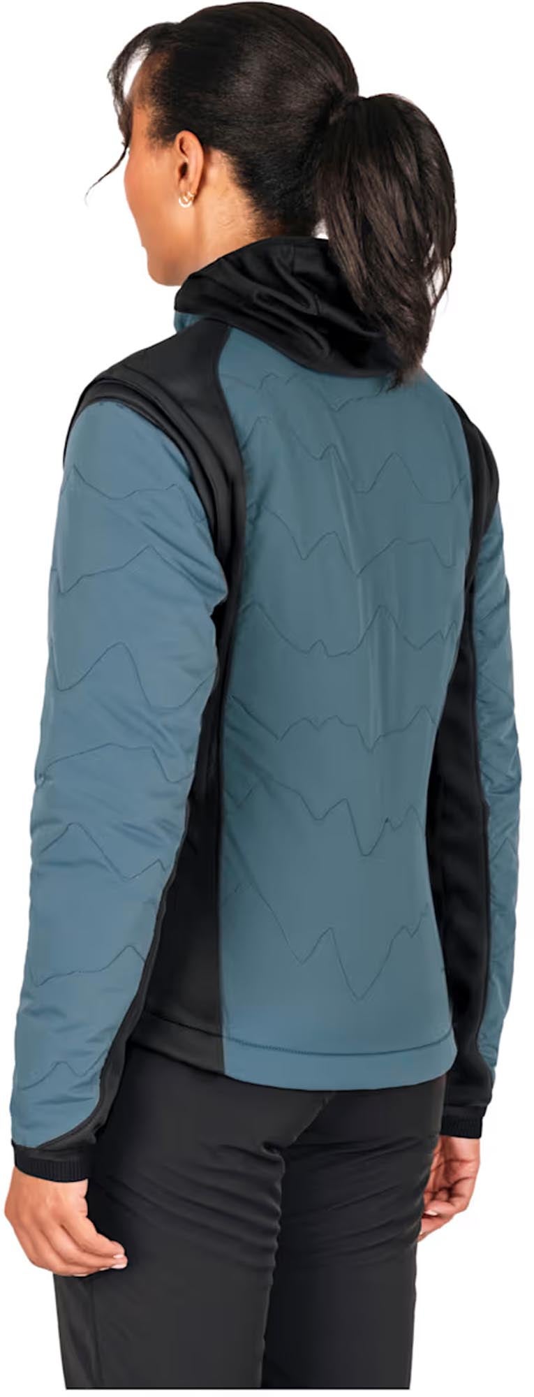 Knox Modra waterdichte dames motorfiets textieljas benzine/zwart XL Figuur 6