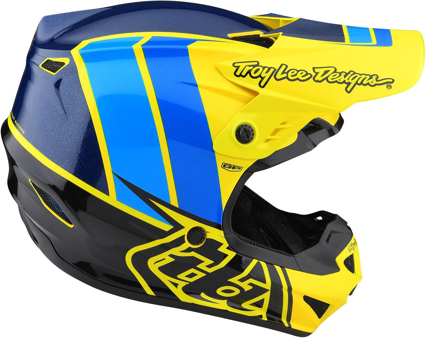 Troy Lee Designs GP Nova Casco Motocross Giovanile Giallo neon Y/L (52/53) Figura 4