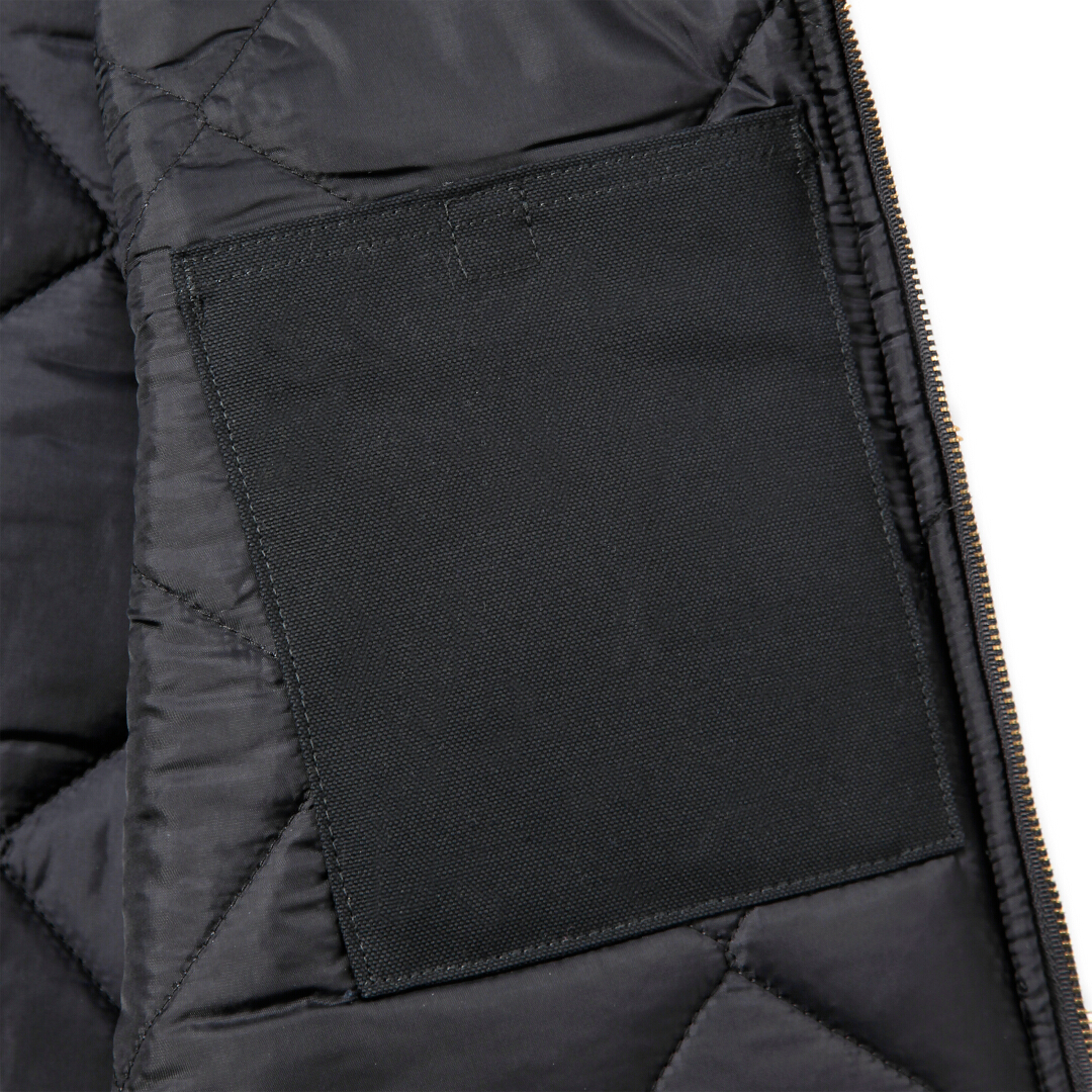 Carhartt Relaxed Fit Firm Duck Insulated Rib Collar Vest negru XXL Figura 3