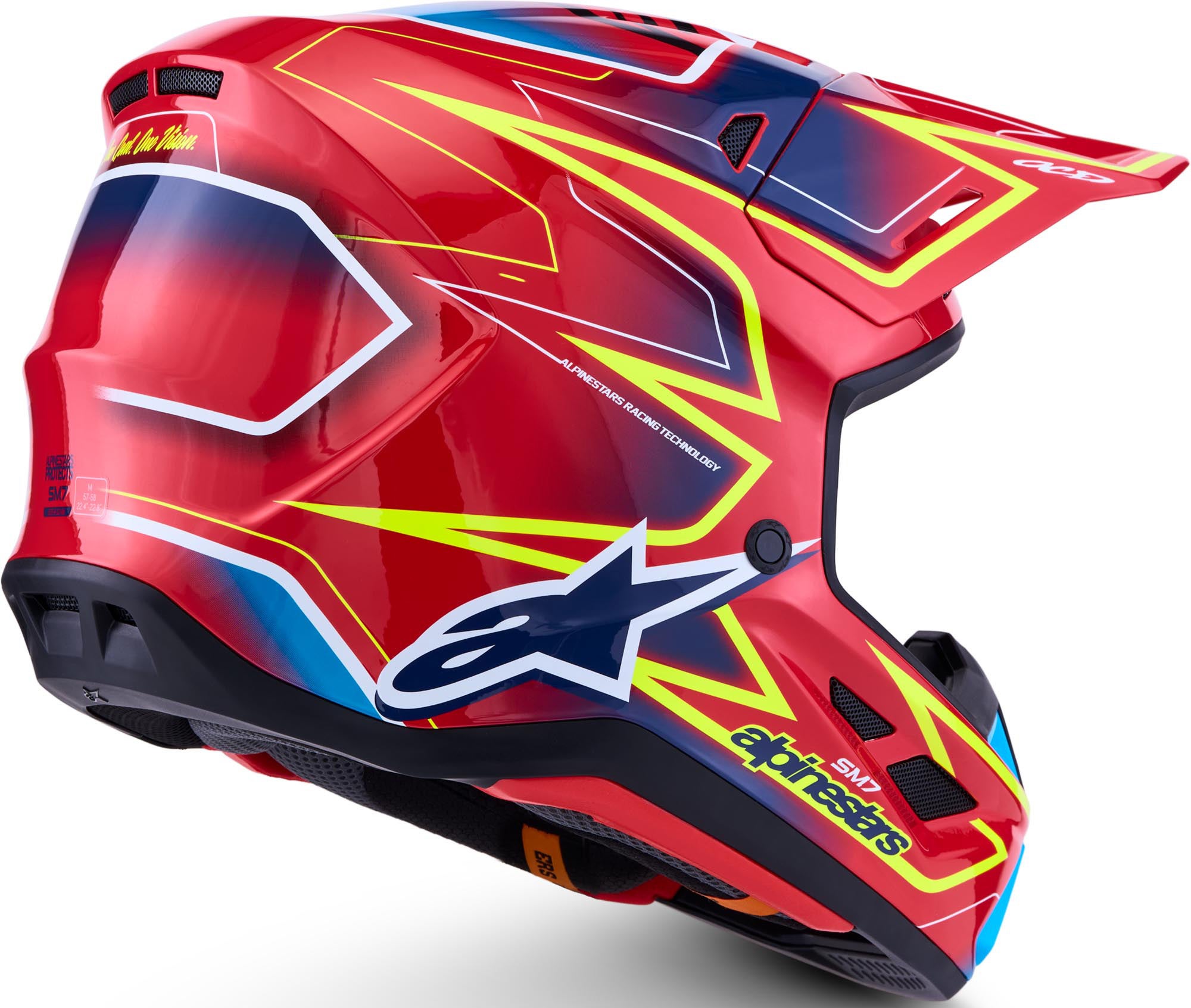 Alpinestars S-M7 Cast Motocross Helm 2XL (63/64) Abbildung 4