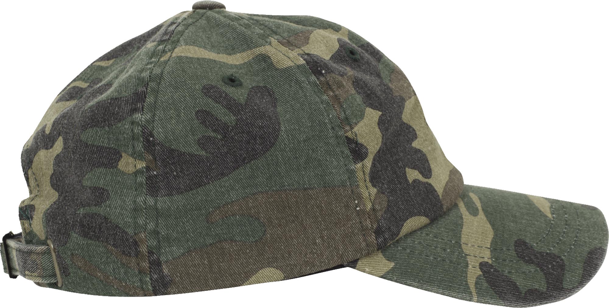 Brandit Low Profile Camo Washed Cap Woodland Figure 3