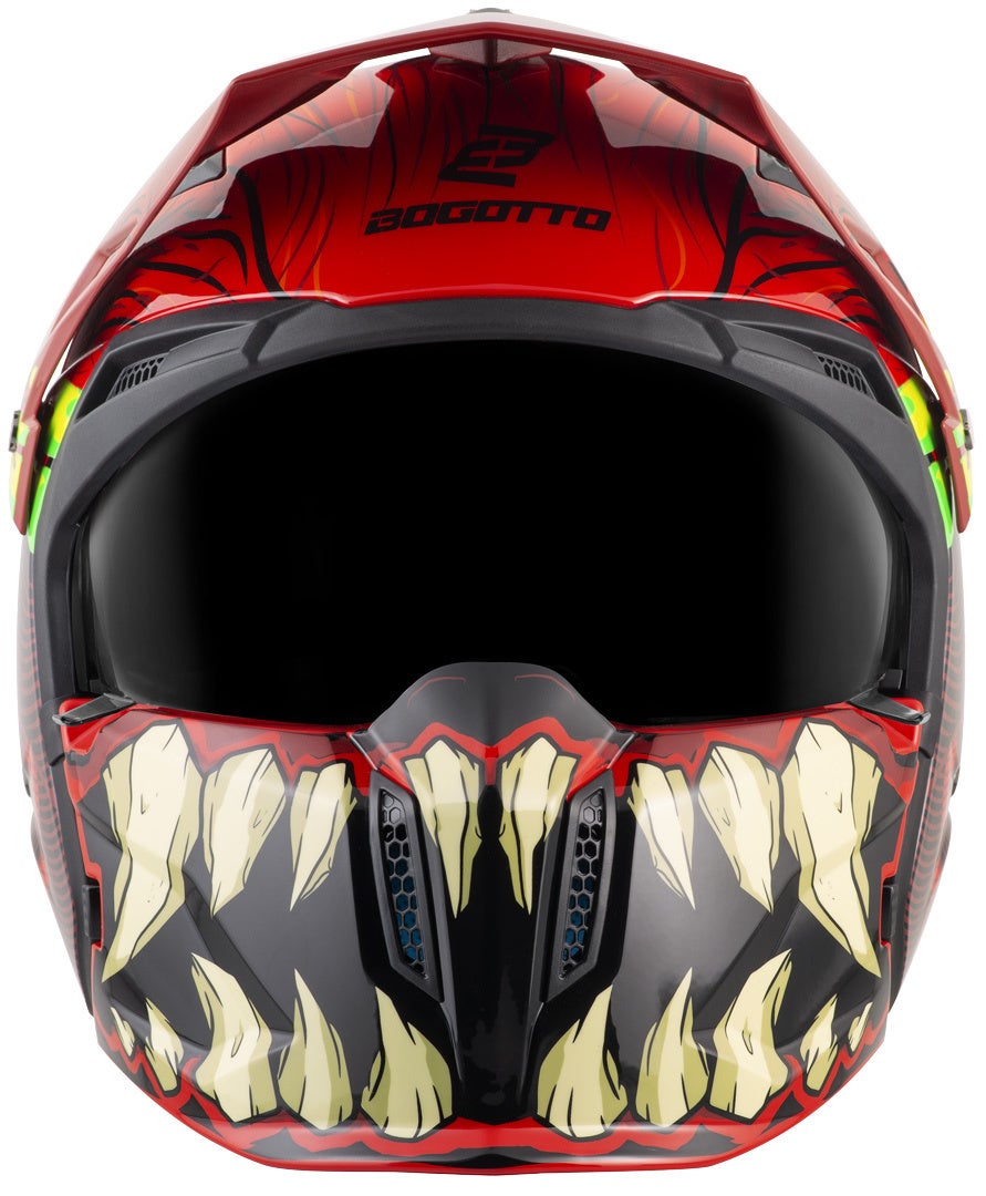 Bogotto Radic Bestia 22.06 Casco rosso/nero/giallo 2XL Figura 19