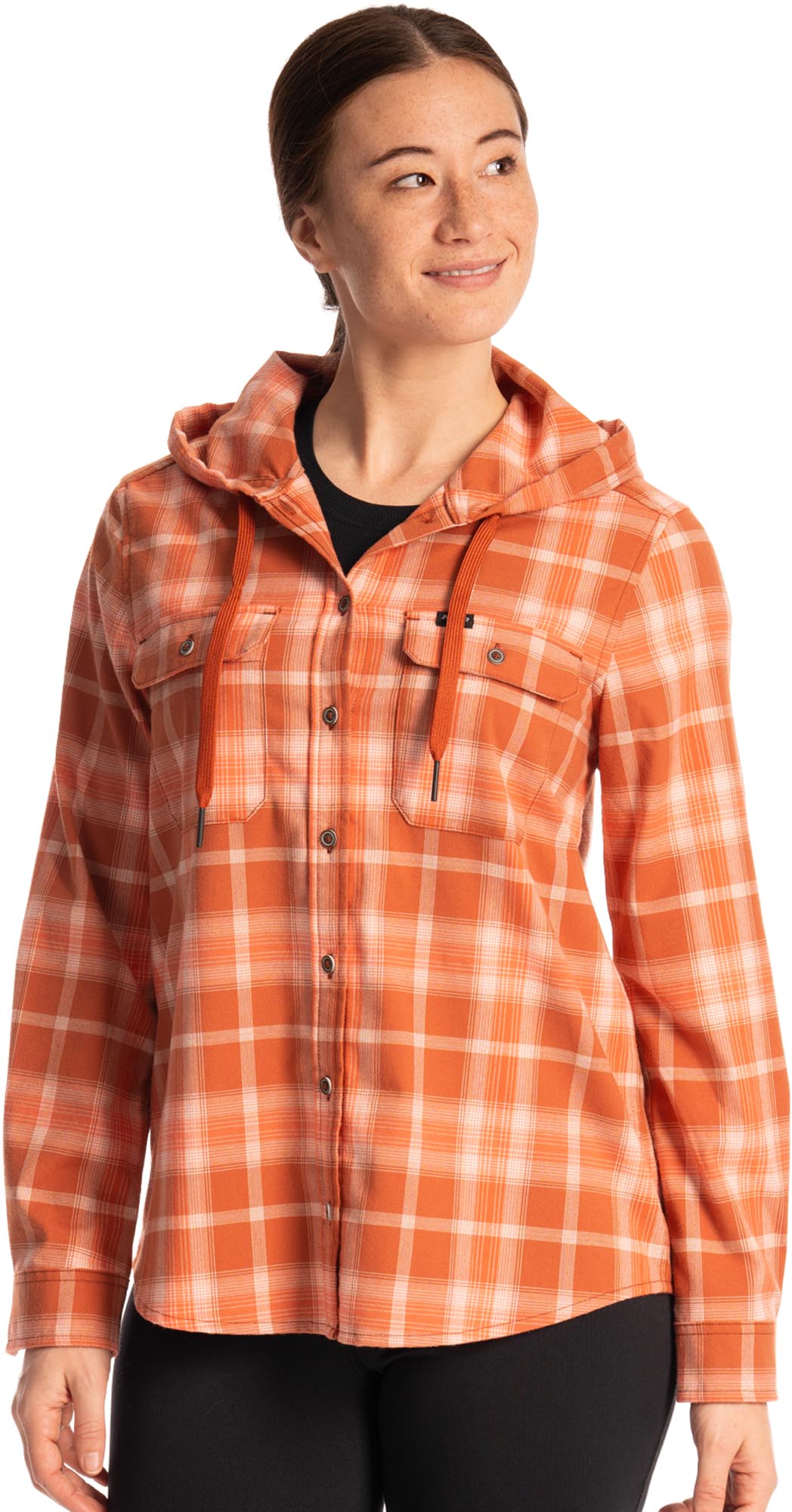 Klim Ginny Mountain Stretch Hanorac de flanel pentru doamne portocaliu 2XL Figura 1