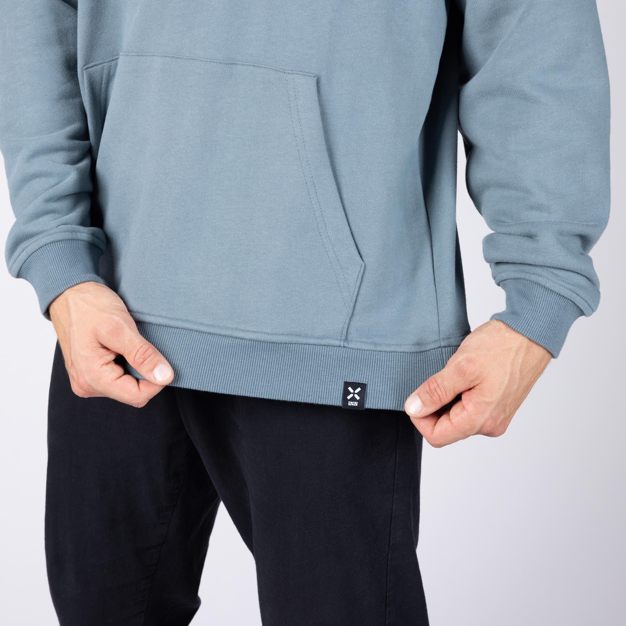 IXS Brand 1.0 Sweat à capuche bleu/gris L Figure 3