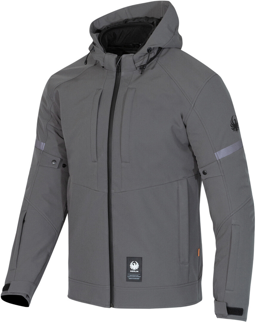 Merlin Flare D3O waterproof Motorcycle Textile Jacket light grey M Figure 1