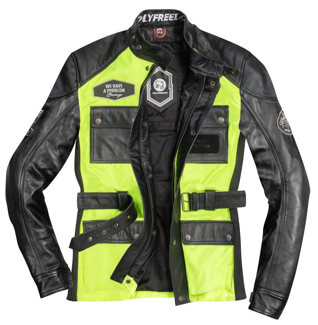 HolyFreedom Quattro Vision Motorcycle Leather/Textile Jacket XXL Figure 2