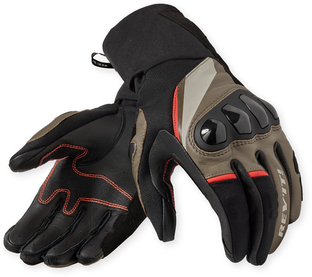 Revit Combustion Motorcykel handsker sort/brun 2XL Figur 1