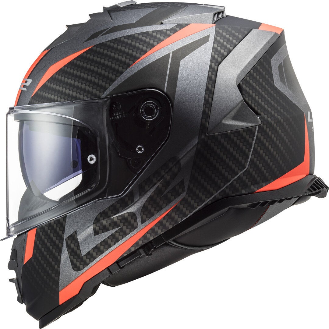 LS2 FF800 Storm II Racer Helmet grey matt/orange XL (61/62) Figure 2