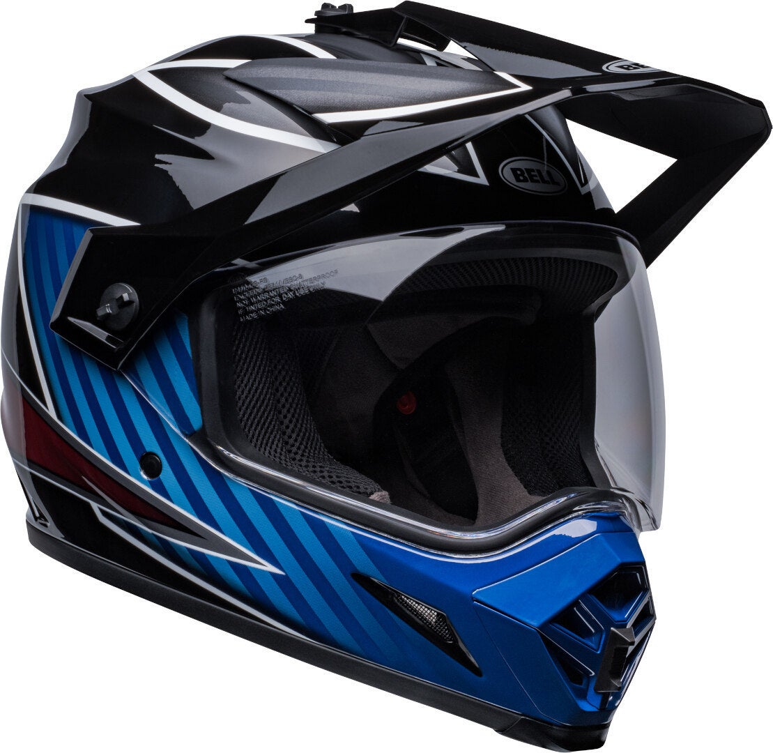 Bell MX-9 Adventure MIPS Dalton Motokrosová přilba černá/modrá XL Obrázek 2