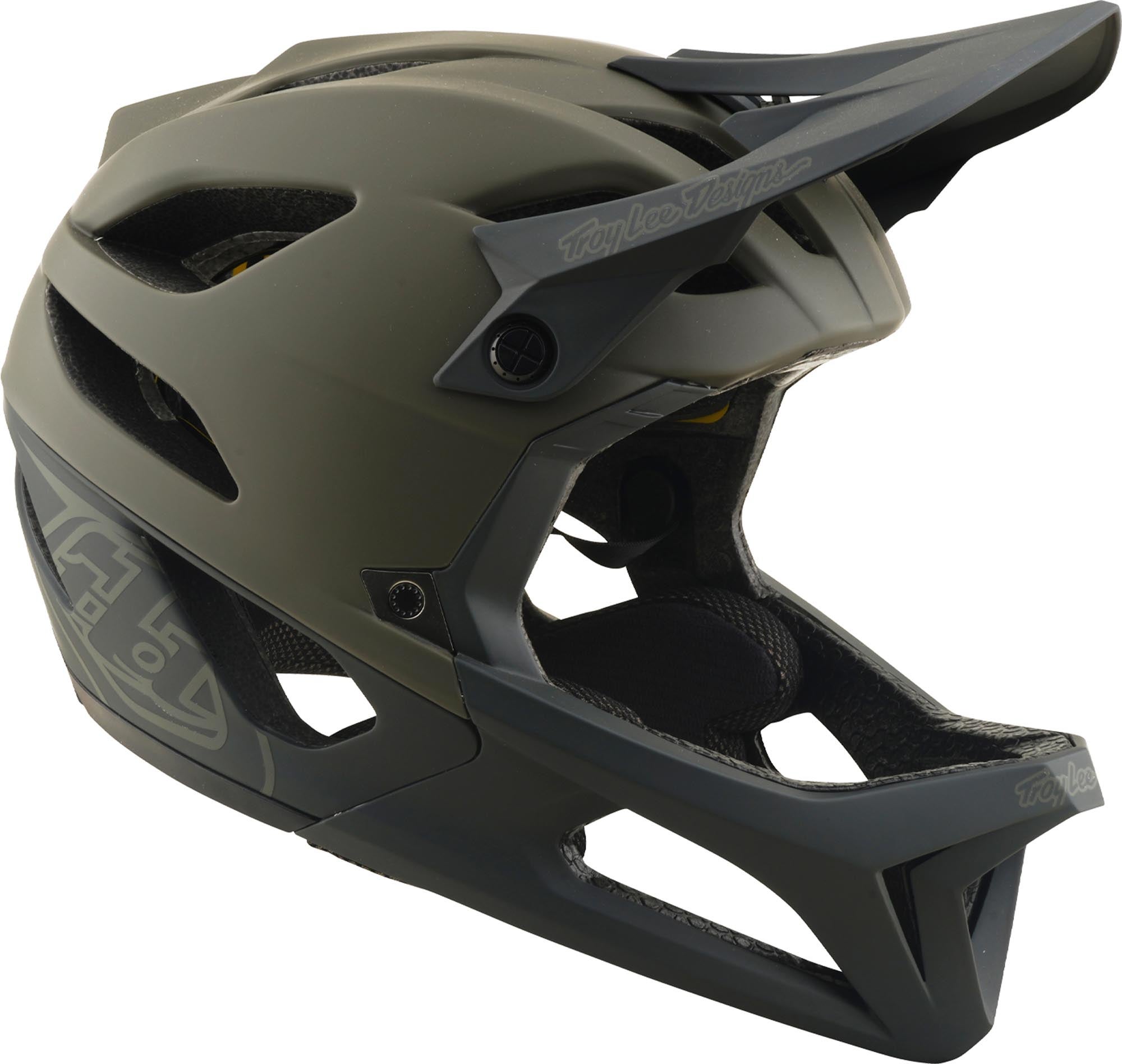 Troy Lee Designs Stage MIPS Drone Downhill Helm anthrazit/grün XL-XXL (60/63) Abbildung 2