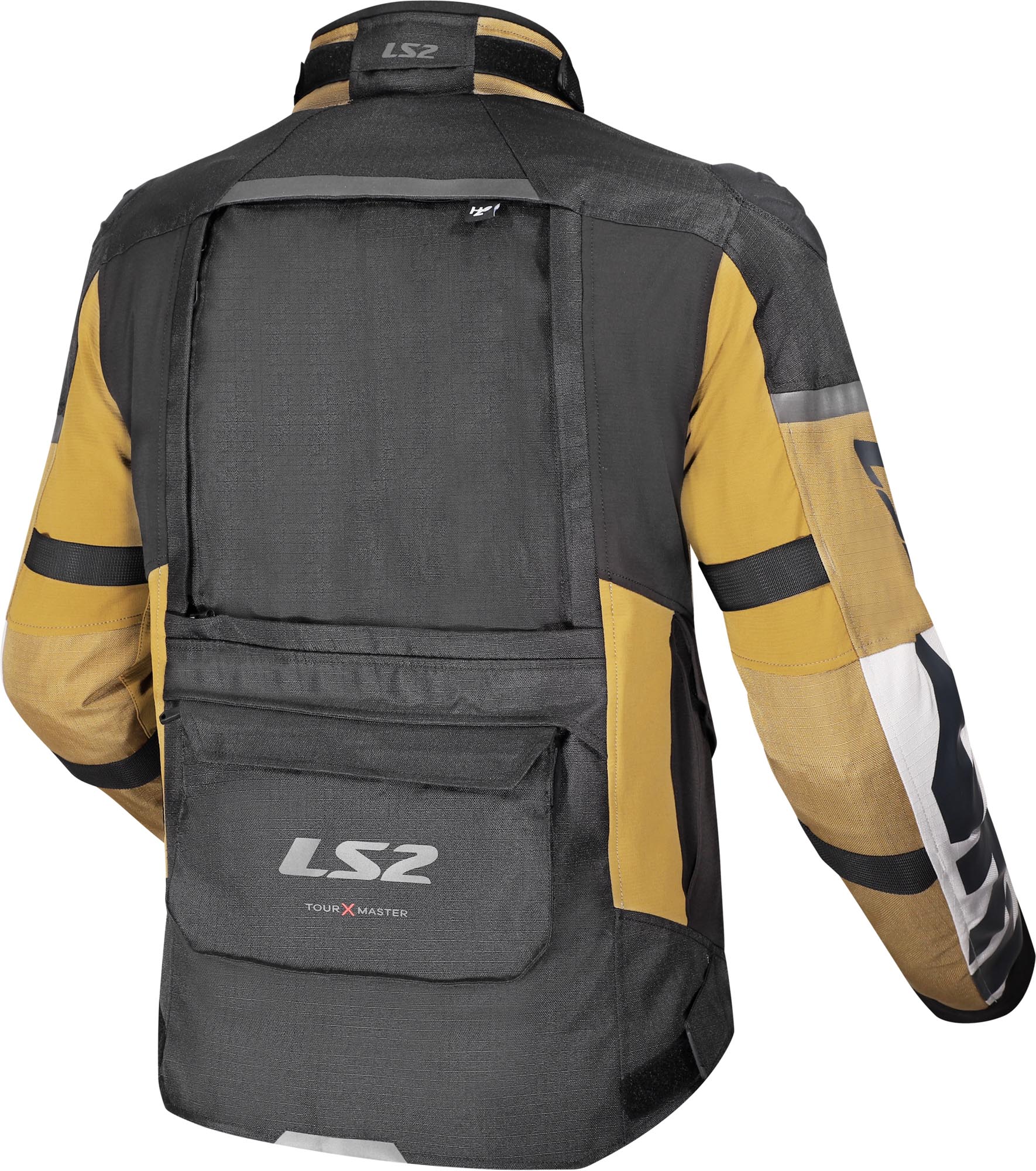 LS2 X-Master Veste textile moto imperméable Marron/noir/gris M Figure 2