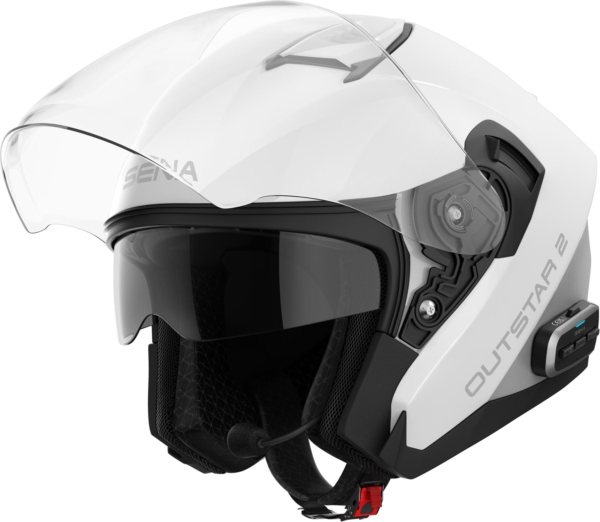 Sena Outstar 2 Hełm odrzutowy biały XL (61/62) Rysunek 2
