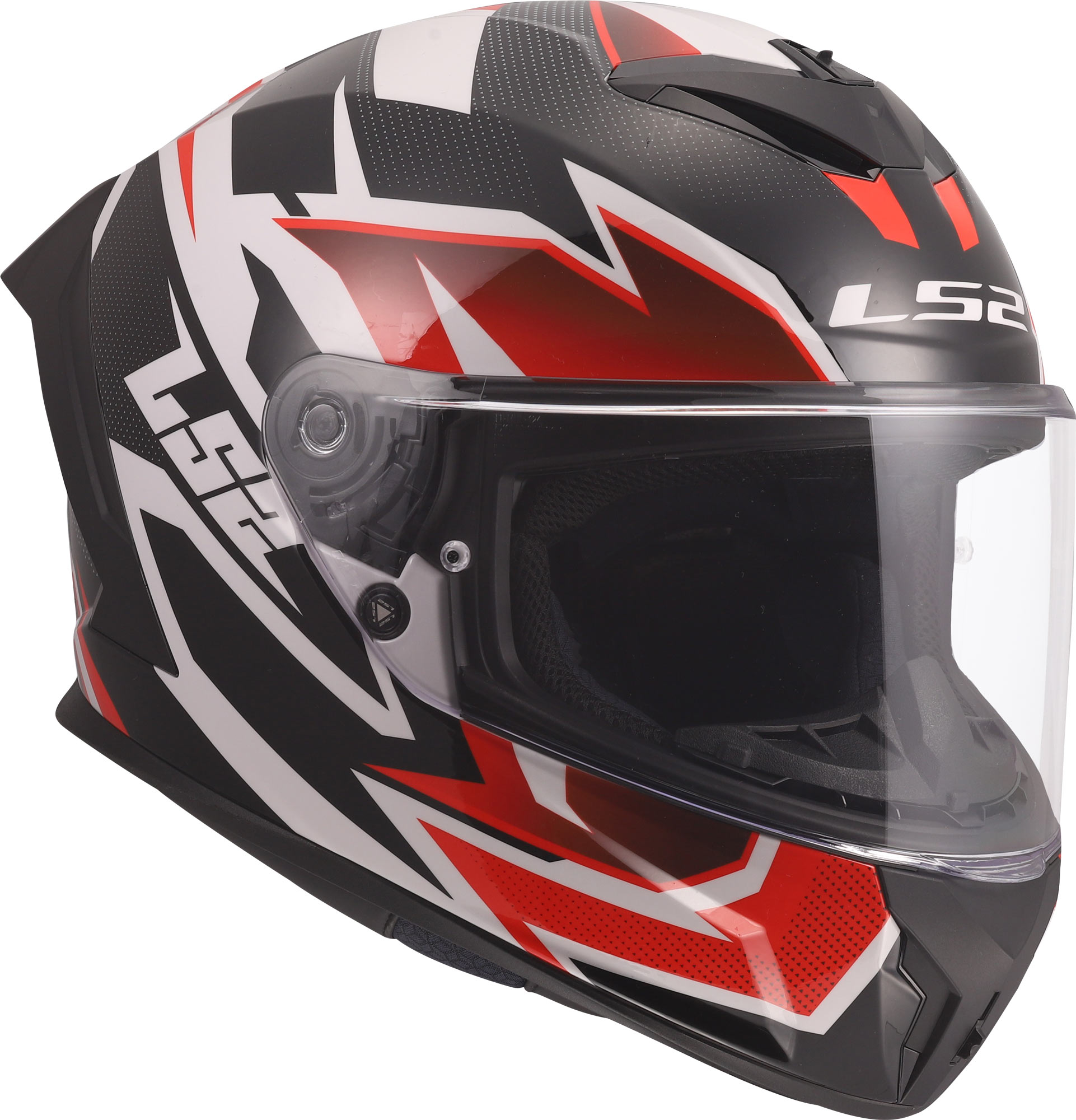 LS2 FF820 Rapid III Xtrem Elmetto bianco/nero/rosso L (59/60) Figura 7