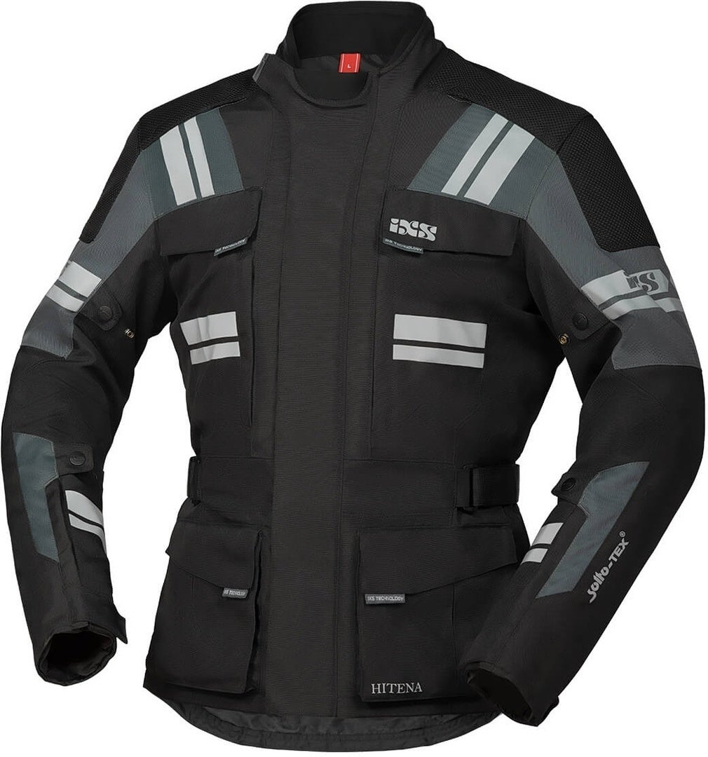 IXS Tour Blade-ST 2.0 Motorcycle Textile Jacket black/grey 5XL Figure 1