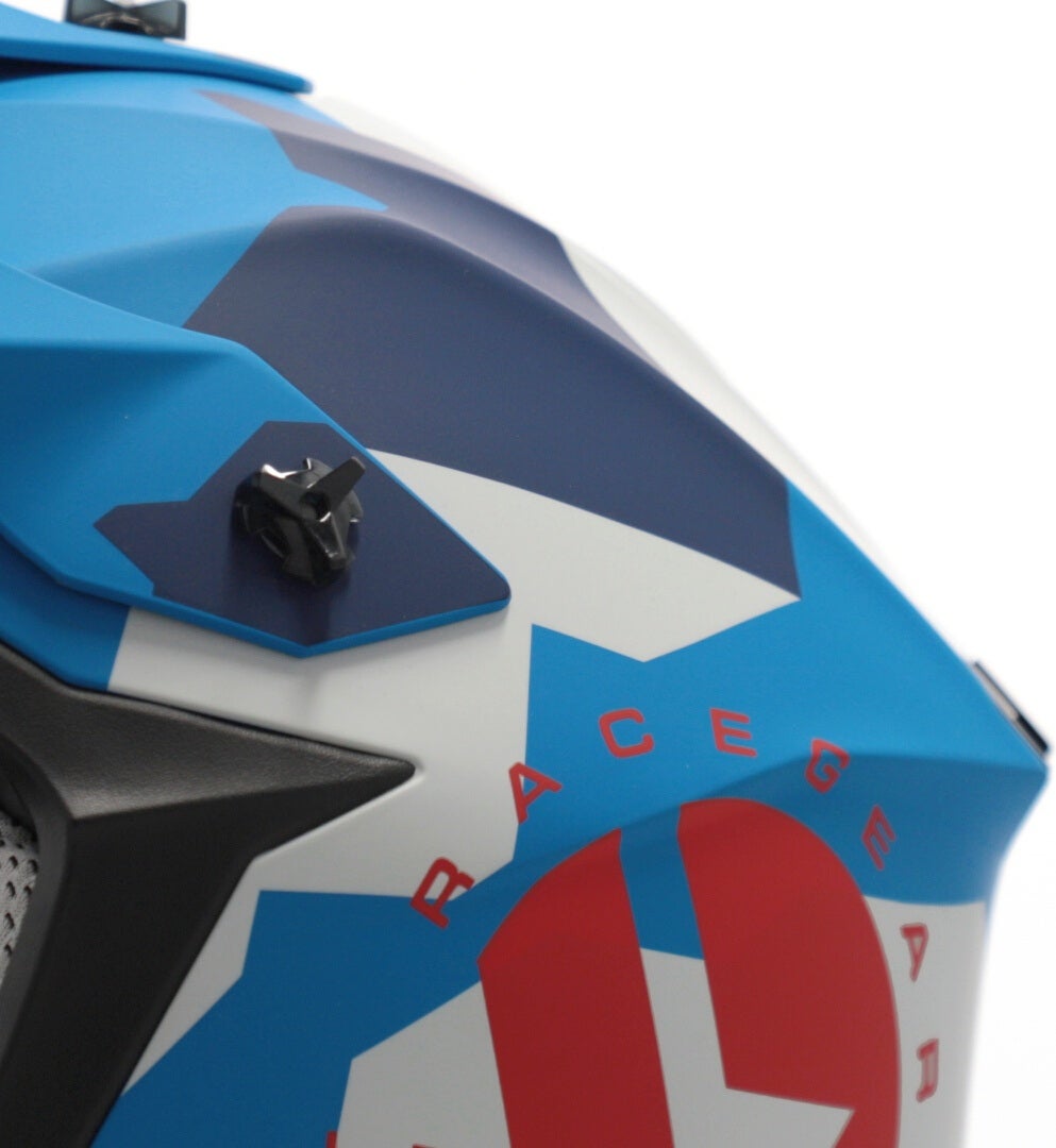 Acerbis Linear Graphic Casco da motocross Blu opaco/rosso XL (61/62) Figura 4