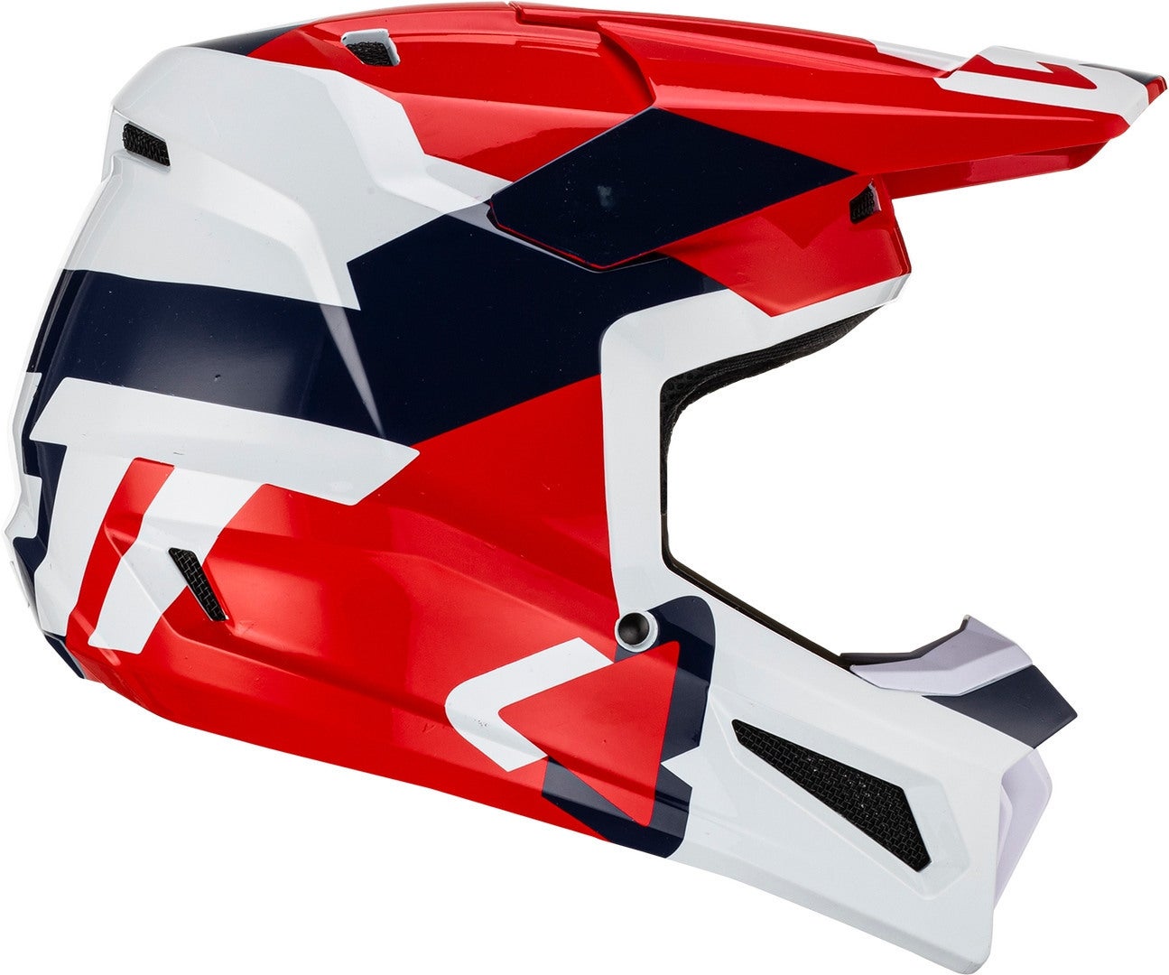 Leatt 2.5 Tricolor Motocross Helmet white/red/blue XL (61/62) Figure 3