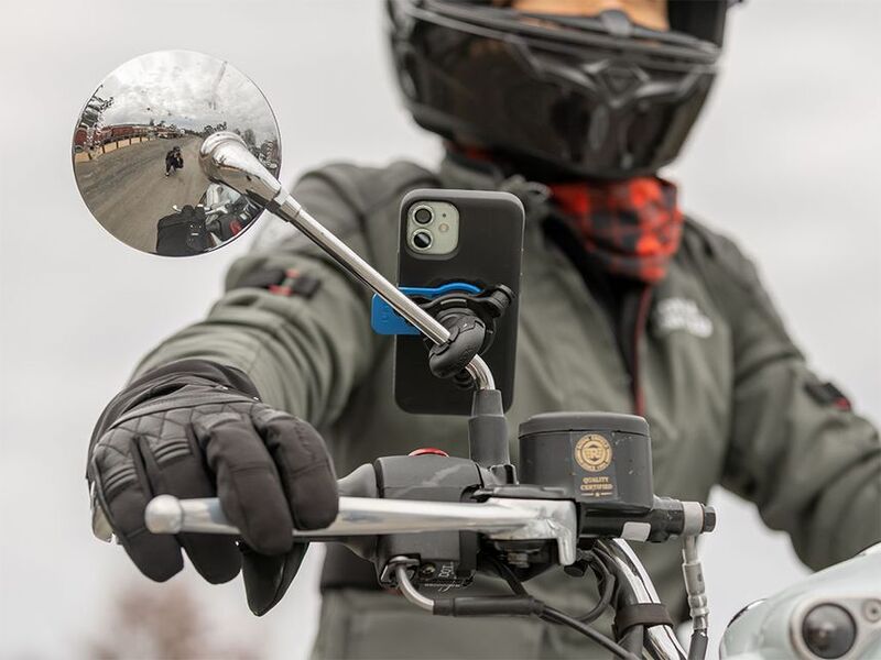 Quad Lock Smartphonehållare montering backspegel Figur 4