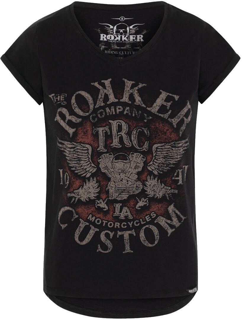 Rokker Custom Ladies T-Shirt black XL Figure 1