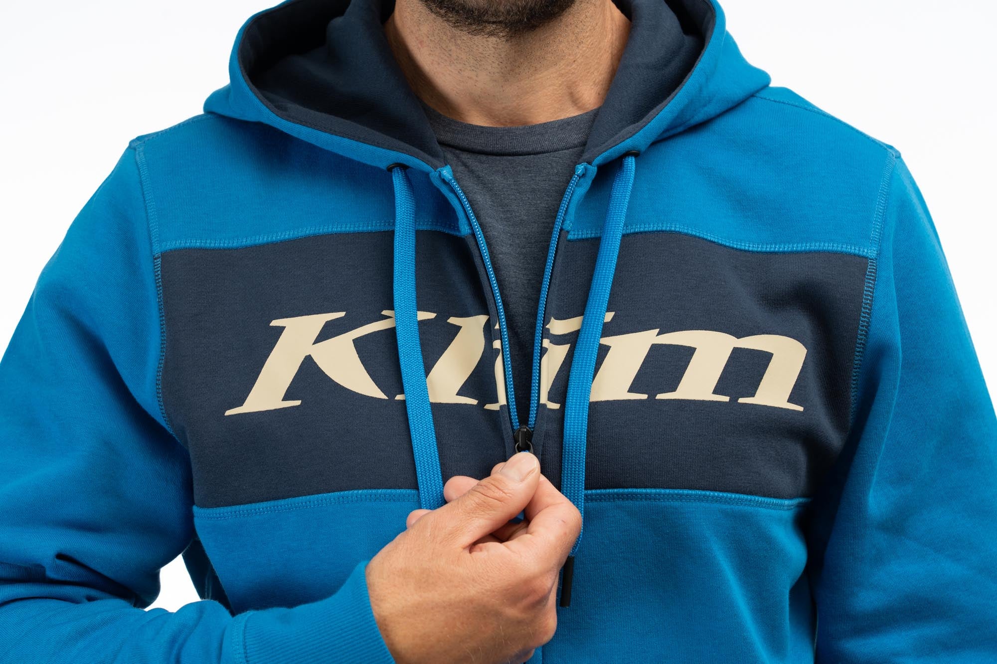 Klim Trailside Cappuccio con zip blu 2XL Figura 4